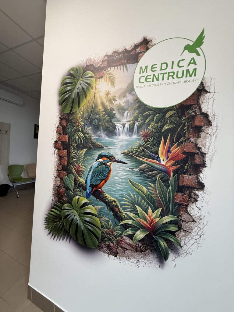 Bez tapet, łączeń i remontu — druk ścienny UV PrintWall