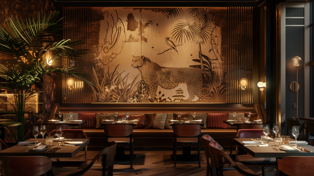 Druk UV w restauracji – design, który smakuje